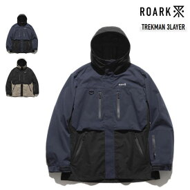 ロアーク ROARK トレックマン3レイヤー ジャケット TREKMAN 3LAYER メンズ アウター 防水 撥水 透湿 ストレッチ シェルジャケット 正規品
