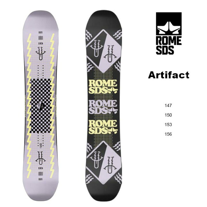 楽天市場】スノーボード ローム ROME SDS ARTIFACT 23-24 