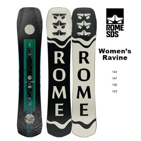 【4/25限定最大P29倍】スノーボード ローム ROME SDS WOMEN'S RAVINE 23-24 レディース ラヴィーン フリーライド パウダー スノボ 板