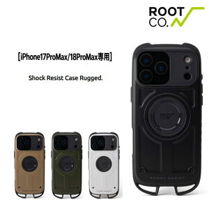 ROOT CO. ���[�g�R�[ GRAVITY Shock Resist Case Rugged. iPhone17ProMax iPhone18ProMax ���p MagSafe �ϏՌ� iPhone�P�[�X GSRU-4446