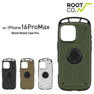 iPhone16ProMax��p�P�[�X ROOT CO. ���[�g �R�[ GRAVITY Shock Resist Case Pro. iPhone�P�[�X �t�� �H�~