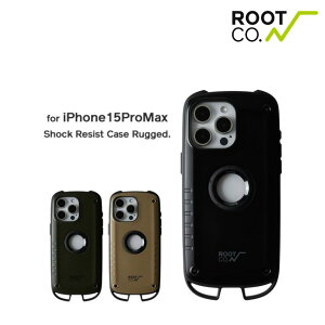 iPhone15ProMax ��p�P�[�X ROOT CO. ���[�g �R�[ GRAVITY Shock Resist Case Rugged. iPhone�P�[�X �t�� �H�~
