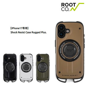 ROOT CO. ���[�g�R�[ iPhone17 �P�[�X GRAVITY Shock Resist Case Rugged Plus. MagSafe�Ή� �ϏՌ� �X�}�z�P�[�X �A�E�g�h�A ���K�i