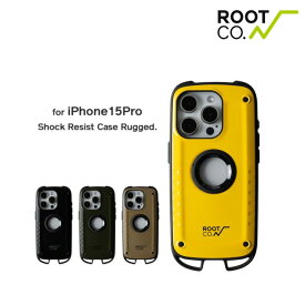 【5日最大P32倍】iPhone15Pro 専用ケース ROOT CO. ルート コー GRAVITY Shock Resist Case Rugged. iPhoneケース