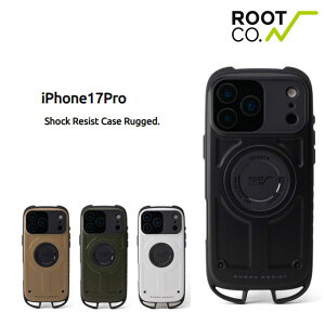 ROOT CO. ���[�g�R�[ iPhone17Pro ��p GRAVITY Shock Resist Case Rugged �ϏՌ� �P�[�X �X�g���b�v�Ή� ���K�i