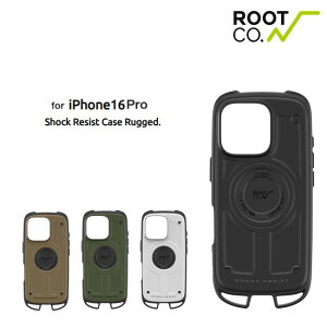 iPhone16Pro��p�P�[�X ROOT CO. ���[�g �R�[ GRAVITY Shock Resist Case Rugged. iPhone�P�[�X �t�� �H�~