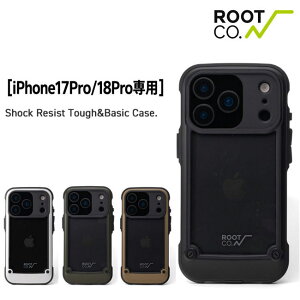 ROOT CO. ���[�g�R�[ GRAVITY Shock Resist Tough & Basic Case. iPhone17Pro iPhone18Pro ���p �ϏՌ� iPhone�P�[�X GST-4447