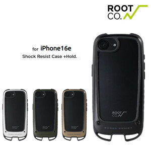 iPhone16e / iPhone17e ���p�P�[�X ROOT CO. ���[�g �R�[ GRAVITY Shock Resist Case +Hold. �J���r�i������ �X�}�z�P�[�X