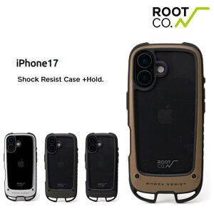 ���[�g�R�[ ROOT CO. GRAVITY Shock Resist Case +Hold. iPhone17�Ή� �ϏՌ��P�[�X �X�g���b�v�z�[���Ή� �A�E�g�h�A�f�U�C�� ���K�i