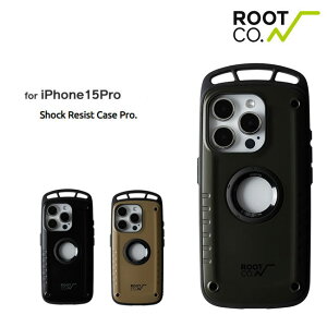 ROOT CO. ���[�g �R�[ iPhone15Pro ��p�P�[�X GRAVITY Shock Resist Case Pro. iPhone�P�[�X �t�� �H�~