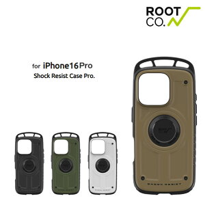 iPhone16Pro��p�P�[�X ROOT CO. ���[�g �R�[ GRAVITY Shock Resist Case Pro. iPhone�P�[�X �t�� �H�~