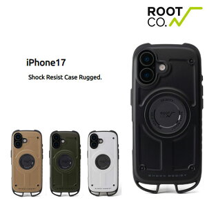 ROOT CO. ���[�g�R�[ iPhone17 ��p GRAVITY Shock Resist Case Rugged �ϏՌ� �P�[�X �X�g���b�v�Ή� ���K�i