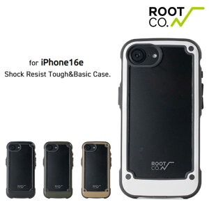 iPhone16e / iPhone17e ���p �P�[�X ROOT CO. ���[�g �R�[ GRAVITY Shock Resist Tough & Basic Case. iPhone�P�[�X