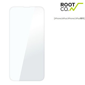 KXtB iPhone15Plus/16Plusp ROOT CO. [g R[ GRAVITY Tempered Glass Film(NA) t H~
