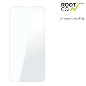 �����K���X�t�B���� iPhone16ProMax��p ROOT CO. ���[�g �R�[ GRAVITY Tempered Glass Film(�N���A) �t�� �H�~