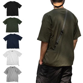 ROOT CO. Tシャツ PLAY UTILITY BACK POCKET T-Shirts メンズ 半袖 バックポケット付 ヘビーウェイト アウトドア USAコットン使用