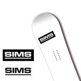 ステッカー SIMS BOX LOGO STICKER L シムス スノーボード