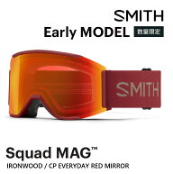 SMITH ゴーグル SQUAD MAG IRONWOOD 26-27 アーリー限定 スカッドマグ JAPAN FIT アジアンフィット スノ…