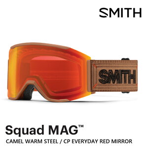 SMITH �S�[�O�� SQUAD MAG �X�J�b�h �}�O CAMEL WARM STEEL CP EVERYDAY RED MIRROR 26-27 �N���}�|�b�v JAPAN FIT �A�W�A���t�B�b�g �X�m�[�{�[�h �X�L�[