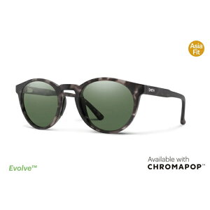 �T���O���X �X�~�X SMITH Westward Matte Gray Tortoise�iCP Polarized Gray Green�j�E�G�X�g���[�h Asia Fit �A�E�g�h�A �N���}�|�b�v �Ό������Y