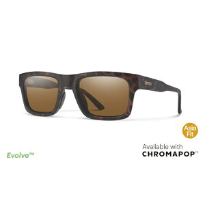 SMITH Strand �X�~�X �T���O���X Matte Tortoise Chromapop Polarized Brown �Ό������Y �A�E�g�h�A �T�[�t �ނ�