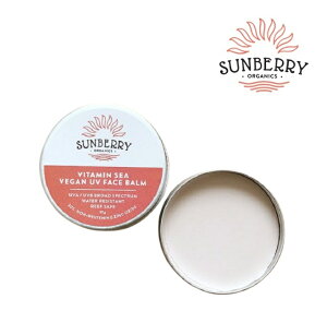 ���Ă��~�� SUNBERRY Organics Vitamin Sea Vegan Face Balm �T���x���[ �I�[�K�j�b�N �t�F�C�X�o�[�� �S�������R�R�� �o�[���^�C�v