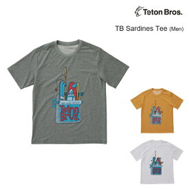 【5/25限定 最大P31倍】Tシャツ ティートンブロス Teton Bros. Sardines Tee (Men) 半袖TEE アウトドア トレッキング メンズ