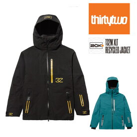 予約 サーティーツー THIRTYTWO T32M-XLT RECYCLED JACKET リサイクルド ジャケット メンズ 26-27 スノーボードウェア 防水透湿 20K 正規品