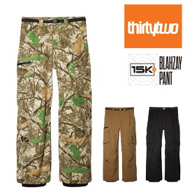 予約 サーティーツー THIRTYTWO BLAHZAY CARGO ブラッジー カーゴ パンツ メンズ 26-27 スノーボードウェア 防水透湿 15K 正規品