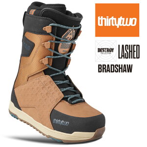 �\�� THIRTYTWO �T�[�e�B�[�c�[ LASHED BRADSHAW ���b�V���h �u���b�h�V���[ BROWN BLACK 26-27 �����Y �X�m�[�{�[�h�u�[�c �V���[���[�X ���K�i