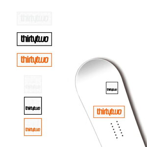 T[eB[c[ XebJ[ THIRTYTWO Vinyl Sticker 32 V[ Xm[{[h Xm{ t H~