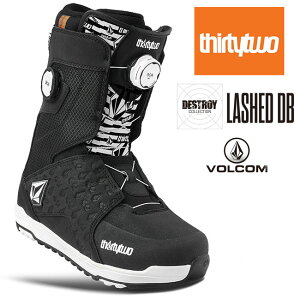 �\�� THIRTYTWO �T�[�e�B�[�c�[ LASHED DOUBLE BOA VOLCOM ���b�V���h �_�u���{�A �{���R�� 26-27 �����Y �X�m�[�{�[�h�u�[�c BLACK ���K�i