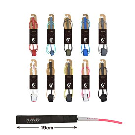 リーシュコード ツールス TOOLS TLS 5☆ LEASH 6ft x 7mm FISH フィッシュボード用 ファイブスター ショートボード サーフィン