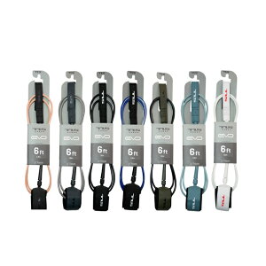 ���[�V���R�[�h �c�[���X TOOLS TLS 5�� EVO LEASH 6ft x 7mm �t�@�C�u�X�^�[ �G�{ �V���[�g�{�[�h �T�[�t�B�� ����~��