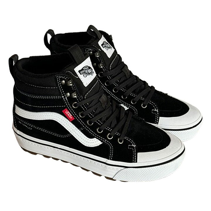 楽天市場】VANS バンズ MTE Sk8-Hi BLACK/WHITE 防水 スニーカー  