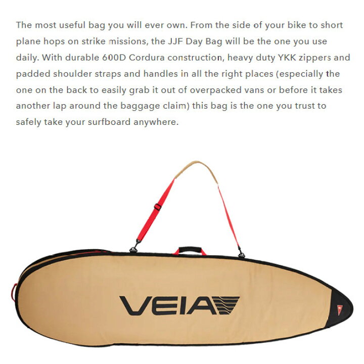楽天市場】サーフサーフボードケース VEIA / JJF Day Bag / 5