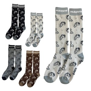 \ ׃Xv \bNX VESP×PEANUTS Xk[s[ Collaboration Knit Socks SNMK1003 25-26 Xm[{[h fB[X C