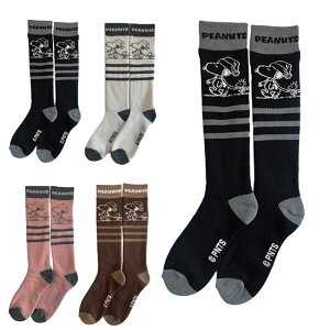 \ ׃Xv \bNX VESP×PEANUTS Xk[s[ Collaboration Knit Socks SNMK1004 25-26 Xm[{[h fB[X C