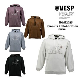 【4/1限定 最大P22.5倍】ベスプ VESP PEANUTS COLLABORATION PAKA SNMS2025 23-24モデル スノーボード 撥水パーカー スヌーピー スノーアパレル