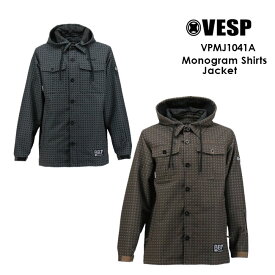 【4/25限定最大P29倍】べスプ VESP MONOGRAM SHIRTS JACKET VPMJ1041A 23-24 スノーボードウェア ジャケット ウェアー