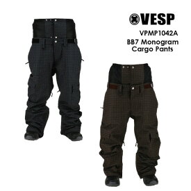 ベスプ VESP / BB7 MONOGRAM CARGO PANTS VPMP1042A 23-24 カーゴパンツ スノーボード ウェアー スノボーウェア メンズ レディース