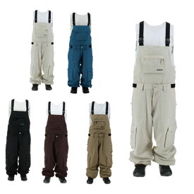 べスプ ビブパンツ VESP Twoway Wide Jogger Bib Cargo Pants VPMP1065 25-26 スノーボードウェア ウェアー メンズ レディース 冬