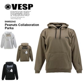 予約 VESP スノーボード ウェア ピーナッツ パーカー Peanuts Collaboration Parka SNMS2042 26-27 メンズ レディース ベスプ 防水 撥水 正規品