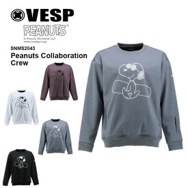予約 VESP スノーボード ウェア ピーナッツ クルーネック Peanuts Collaboration Crew SNMS2043 26-27 メンズ レディース ベスプ 防水 正規品