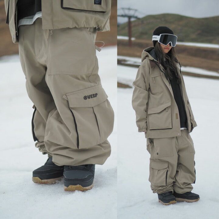 楽天市場】予約 VESP スノーボード ウェア パンツ Wide Jogger Cargo 