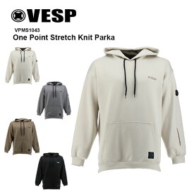 予約 VESP スノーボード ウェア パーカー One Point Stretch Knit Parka VPMS1043 26-27 メンズ レディース ベスプ 防水 撥水 正規品