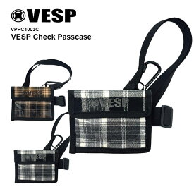 予約 ベスプ VESP Check Passcase VPPC1003C 26-27 スノーボード パスケース カードケース 春夏 秋冬