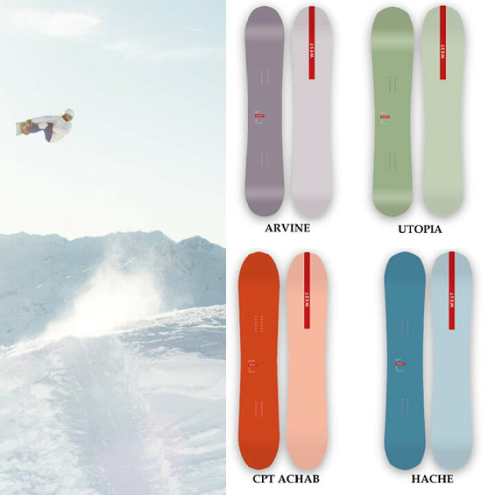 楽天市場】ウエスト スノーボード WEST SNOWBOARD UTOPIA 24-25  