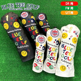 【土日祝も発送】ブルーティーゴルフ スマイル＆ピンボール シリーズ ヘッドカバー BLUE TEE GOLF HC-001
