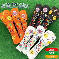 【土日祝も発送】 ブルーティーゴルフ スマイル ニットヘッドカバー BLUE TEE GOLF HC-018 ドライバー用 …